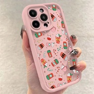Christmas Lovely Drink Printed Phone Case For Infinix Smart 8 9 10 Hot 40i 50i 50 40 Pro Note 40 30 