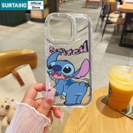 Suntaiho original Lovely Cartoon Bumper Case iPhone 11 for Iphone XR XS Max 7 8 Plus iphone 11 Pro max 12 13 IP 14 Pro Max Handphone TPU Belakang Shockproof Casing