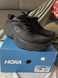 Hoka One One M Bondi 8 黑色跑鞋