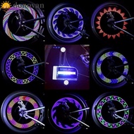DONOVAN Bike Wheel Light, Photosensitive Switch 4 Seconds/Change Spoke Light, Wheel Decoration Neon 