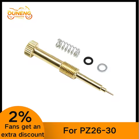 M6X0.75 For PZ26 PZ27 PZ30 Motorcycle Carburetor Repair Kit Carburetor Extended Air Fuel Mixture Scr