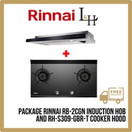 [BUNDLE] Rinnai RB-2CGN Induction Hob and RH-S309-GBR-T Cooker Hood
