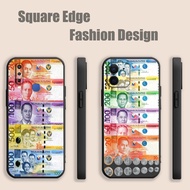 Case For Realme 10 9 9i C30 C31 C33 C51 C53 C55 Print money Pesos Set five peso coin philippine RKT0