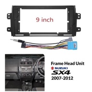 Frame Panel 2 Din Headunit 9 Inch SUZUKI Sx4 Sx 4 2005
