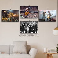CHEAP ROOM DISPLAY BAND GUNS N ROSES 20X30 OFFICIAL QINK/ GUNS N ROSES BAND ANIME WALL DISPLAY/ DISP