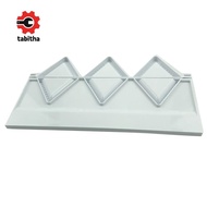 Kitchen Tools Dumplings Maker 3 Triangle Mould for Pierogies  Samosa Ravioli Dumpling Pie Empanada M