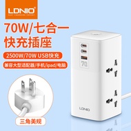 ช่องจ่ายไฟแบบตั้ง LDNIO ช่องจ่ายไฟแบบตั้งพร้อมหน้าจอแสดงผลดิจิตอล ช่องชาร์จแบบอเนกประสงค์ PD45W ช่อง