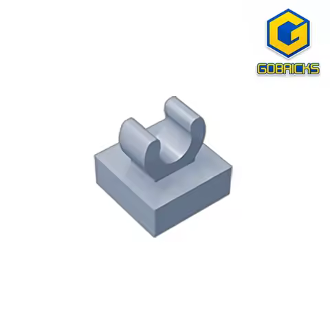 Gobricks GDS-818 Tile Special 1x1 with Clip with Rounded Edges compatible with 15712 2555 DIY Educat