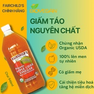 FairChild's Organic Pure Apple Cider Vinegar with Mother Vinegar 946ml - Supports Digestion - Weight