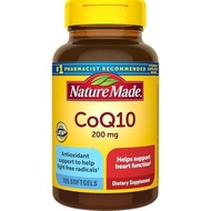 Nature Made CoQ10 200mg Softgels For Heart Health Support, 105 Softgels | Co Q 10 Supplement For Wom