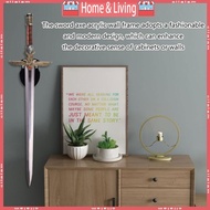 ci Set of 2 Vertical Swords and Axes Display Holder Wall Mounted Acrylic Rack for Home Decorations C