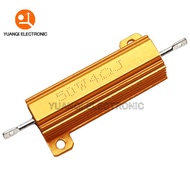 50W RX24 Aluminum Power Metal Shell Case Wirewound Resistor 0.01R - 100K 0.2R 0.25R 1R 4R 6R 8R 10R 