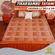 Bright Crown FREE BAG Tikar Bambu Tatami / TIkar Lipat Bambu Tatami 2 Ukuran 5Motif PREMIUM