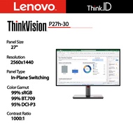 Monitor LED Lenovo ThinkVision P27h-30 27" 2560x1440 IPS 99% sRGB/95% DCI-P3/99% BT.709