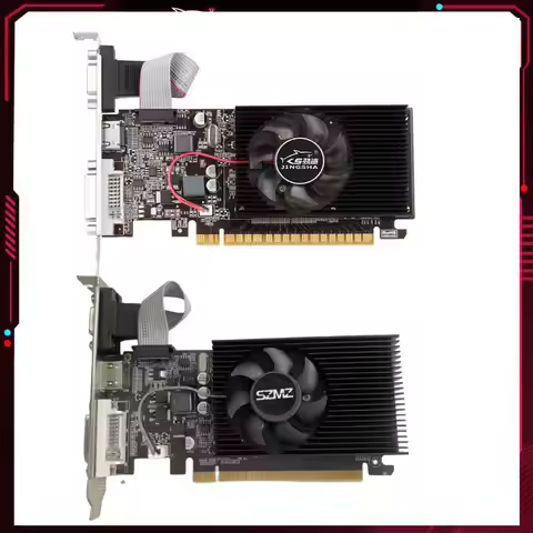 GT610/GT730 1/2/4GB Gaming Video Card Computer Graphics Card PCI-E X16 DDR3 HD+VGA+DVI placa de vide