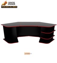 Gaming Desks Rog Custom/Meja Game Rog /Meja Kerja/Meja Kantor Meja Laptop Meja Desktop )Non Rakitan 