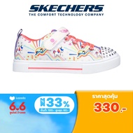 (Lazada Exclusive) Skechers สเก็ตเชอร์ส รองเท้าเด็กผู้หญิง รองเท้าผ้าใบ Girls Twinkle Toes Twinkle Sparks Unicorn Sunshine Shoes - 314802L-WMLT Lights On/Off Button Twinkle Toes