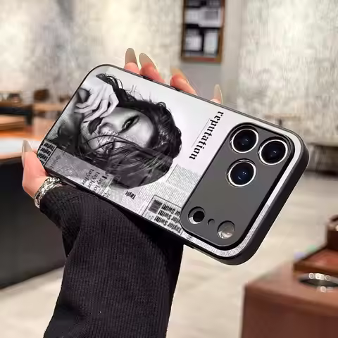 T-Taylors S-Swifts Phone Case for Iphone 17 16 15 14 Air 12 11 13 Pro Max Mini X Xr Xs Se Puls glass