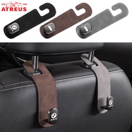 1/2Pcs BMW Upscale Car Back Seat Hanger Hooks Suede Car Organizers Seat Rear Hooks For BMW E36 E46 E