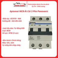Aptomat MCB Panasonic 3-Phase Circuit Breaker MCB 3P3E 32A 40A 50A 63A