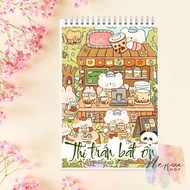 Coloring pictures A4 & A5 Unstable Town