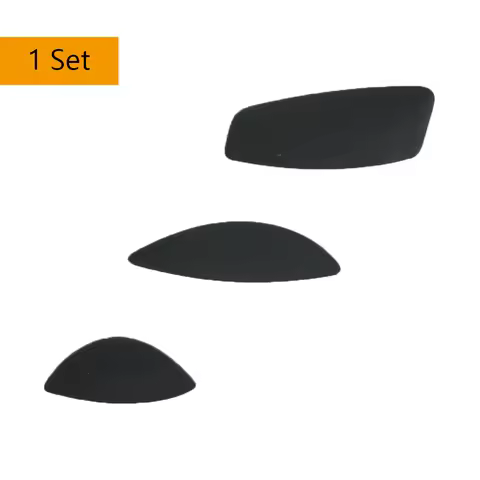 1/2 Set Feet Mouse Sticker Non-slip Mouse Skates DIY Mouse Glides Pad Curved Edges for Logitech Perf