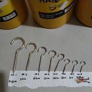 MATA Hook Screw/Eye Screw opens no. 1-no.8