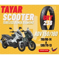 TYRE GRT238 BUNGA DIAMOND SCOOTER HONDA ADV150 ADV160 ADV 150 160 SKUTER TAYAR 13 14
