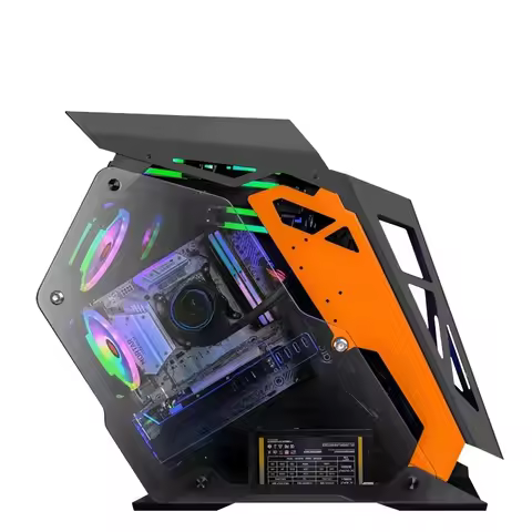 2025 New Design Wholesale Computer case Pc case Gamer Most Popular High Quality Mini Gaming PC Deskt
