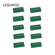 lego parts 1*2 one hundred dollars building block toy 10pcs