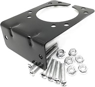 Trailer Wiring Harness Mounting Bracket for 7-Way RV Blade Connector Sockets, Vehicle-End, Heavy Dut
