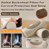 Ergonomic Buckwheat Neck Pillow Cervical Neck Pillow Cervical Spine Repair Pillows Orthopedic Pillow