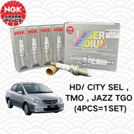 【100% ORIGINAL】 NGK SPARK PLUG 6774 - HONDA CITY SEL , TMO , JAZZ TGO (4PCS=1SET)
