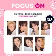 ENHYPEN COMEBACK LIVE GIFT WEVERSE DESIRE : UNLEASH PHOTOCARD