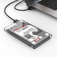 Orico Hard Drive SATA Case Enclosure Transparent HDD USB 3.0 External 2139U3 SSD 2.5" Tool-free