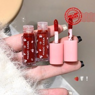 Magic Casa Lip Glaze Set 4 Colors Mini Non Sticky Cup Lip Mirror Water Gloss W9h3