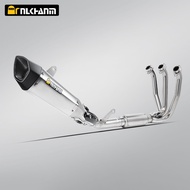 For CFMOTO 675SR-R 675R 675NK Motorcycle Full System Stainless Steel Front Exhaust Carbon Tip Yoshim