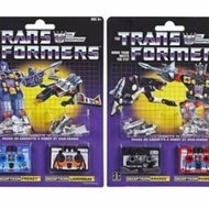 Transformers Vintage G1 frenzy laserbwa ravage rumble