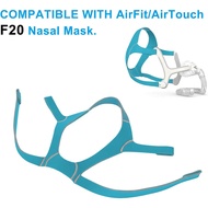 Airfit F20 Headgear Strap, Adjustable F20 Cpap Headgear, Comfortable F20 Mask Headgear Replacement S