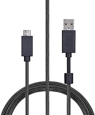 G633 Cable, OFC Nylon Braided Replacement USB Charging Headphones Audio Data Cable Extension Cord for Logitech G635 G633 G933 G935 G633S G933S Headsets