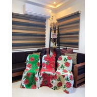 Christmas Design Chair Cover | Monoblock Chair Cover
