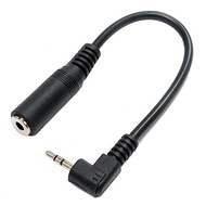 2.5mm Male to 3.5mm Female HiFi AUX Audio Cable 20cm Stereo Jack Adapter Cable 90 Degree Right Angle