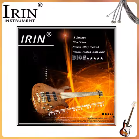 5/10/20Set Bass Guitar String B102 Set Steel Core Nickel Plated Alloy Wound 5-String Electric Bass S