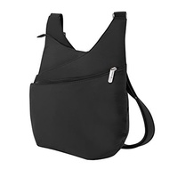 Travelon Anti-Theft Drape Front Shoulder Bag, Black, One Size