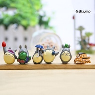 [FJ] 12pcs/set Anime Totoro Resin Miniatur Rumah Boneka Bonsai