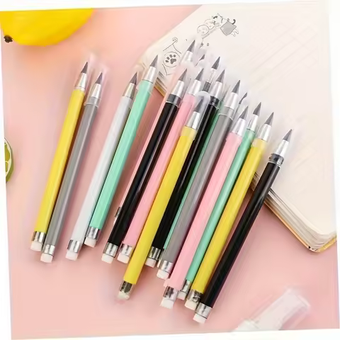 2pcs, The New HB Eternal Pencil Features Cutting-Edge Technology That Prevents Breakage and Is a Ske