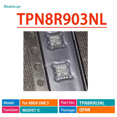 20-50pcs/Lot POWER MOSFET IC 8R903 NL 8R903NL TPN8R903NL TPN8R903 COMPATIBLE FOR XBOX ONE S / ONE X 