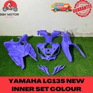 Yamaha LC135 V3 V4 V5 V6 V7 Inner Cover Set HLD Panel Body Dalam Motor Interior Plastic Kit Hitam