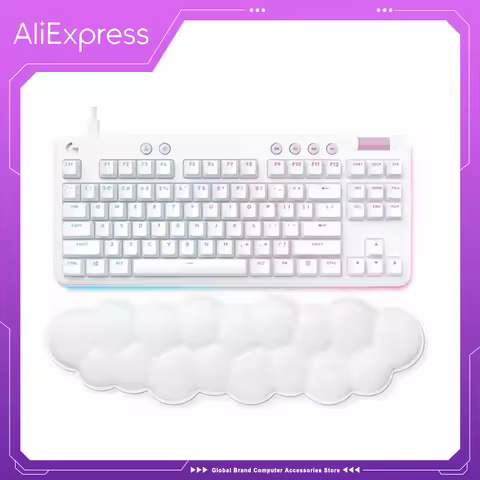 World Premiere Logitech Aurora G713 Wired Gaming Keyboard USB RGB Lighting 87 key TKL Keyboard with 