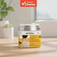 Light Beige Bee Venom Moisturizer with Glycerin - Soothing Cream for Body, Arms, and Face  Krim Mene